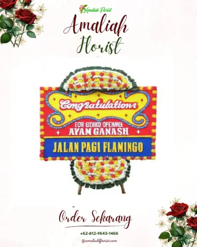Bunga Papan Congratulation di 5 Ulu
